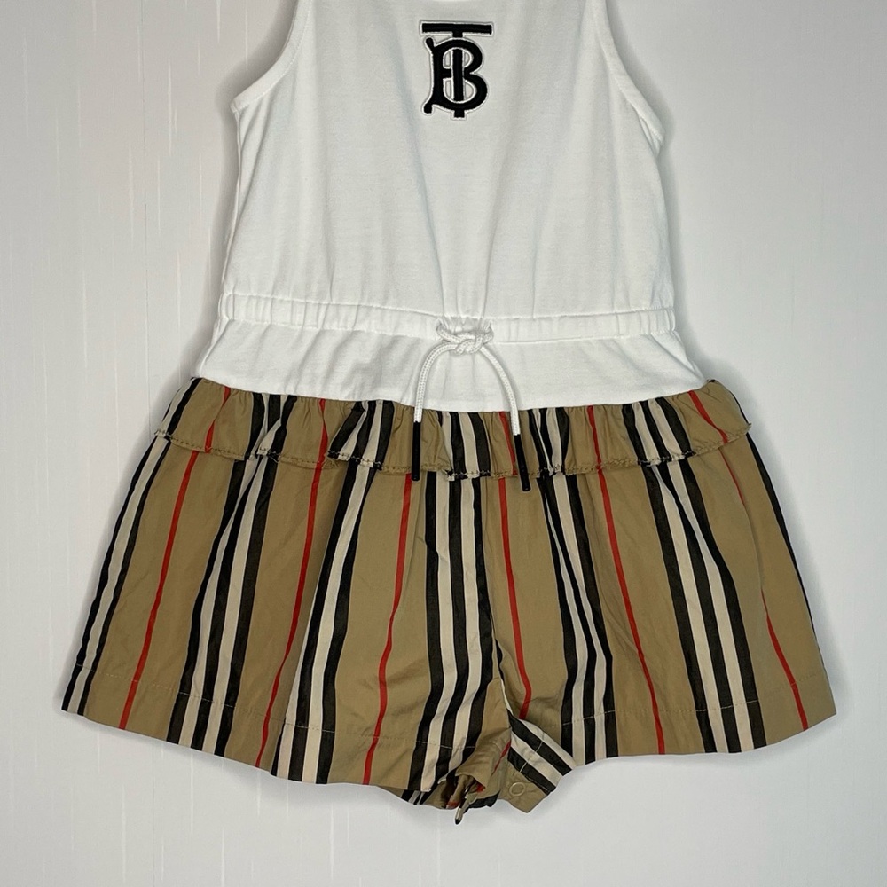 Burberry London Girls Iconic TB Rhonda Romper 2T - Picture 5 of 16